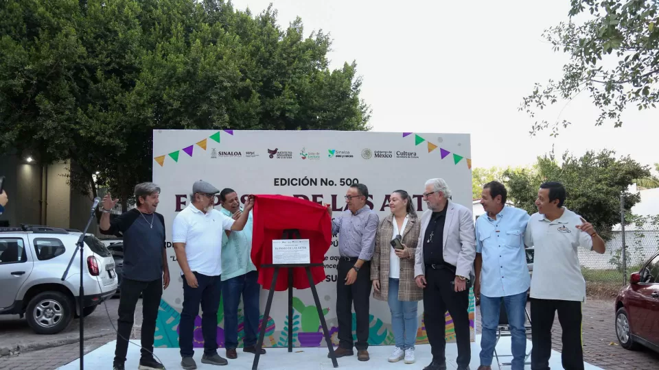 Celebran con placa conmemorativa las 500 ediciones del Paseo de las Artes