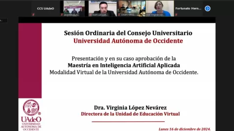 UAdeO contará con posgrado en Inteligencia Artificial Aplicada en modalidad virtual