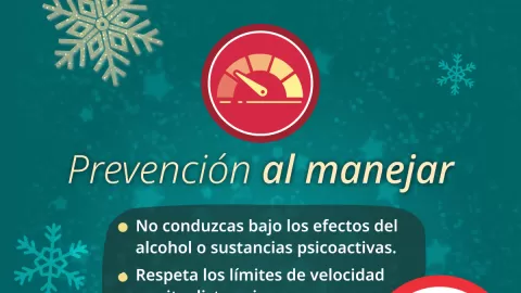 Con motivo de las fiestas de Fin de Año, llaman a reducir la velocidad al conducir para evitar accidentes