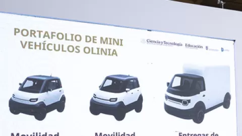 Presentan Olinia, primera armadora mexicana de mini vehículos eléctricos desarrollados en México