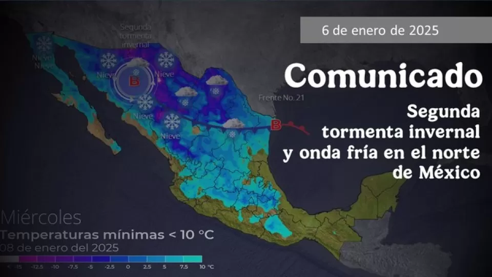 Piden reforzar medidas de seguridad ante bajas temperaturas en el norte de México