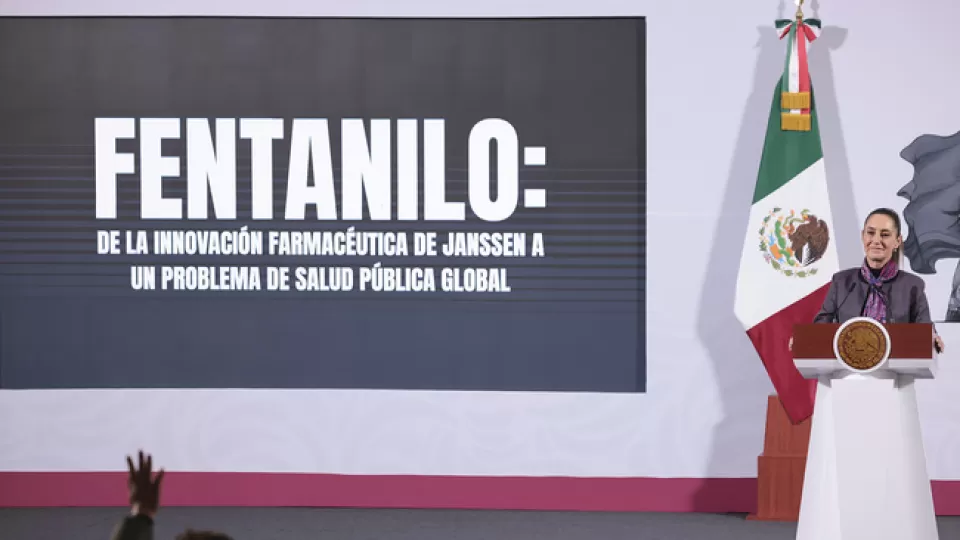 Presentan campaña preventiva nacional "Aléjate de las drogas. El fentanilo te mata"