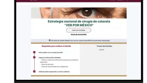 Conoce la Estrategia Nacional de Cirugía de Catarata "Ver por México"