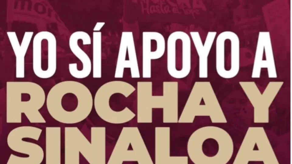 MORENA prepara una contra marcha este miércoles en apoyo al gobernador Rocha Moya