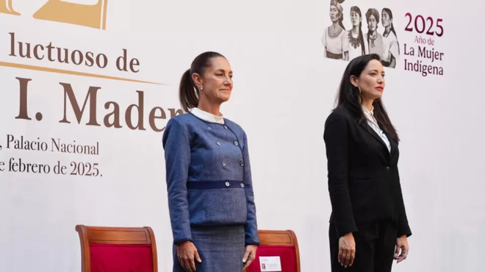 Sheinbaum encabezó conmemoración del 112 aniversario luctuoso de Francisco I. Madero