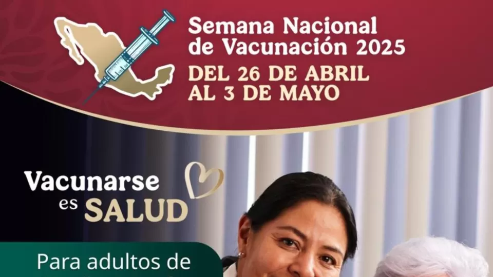 Hoy arranca la Semana Nacional de Vacunación 2025 y concluye el 3 de mayo
