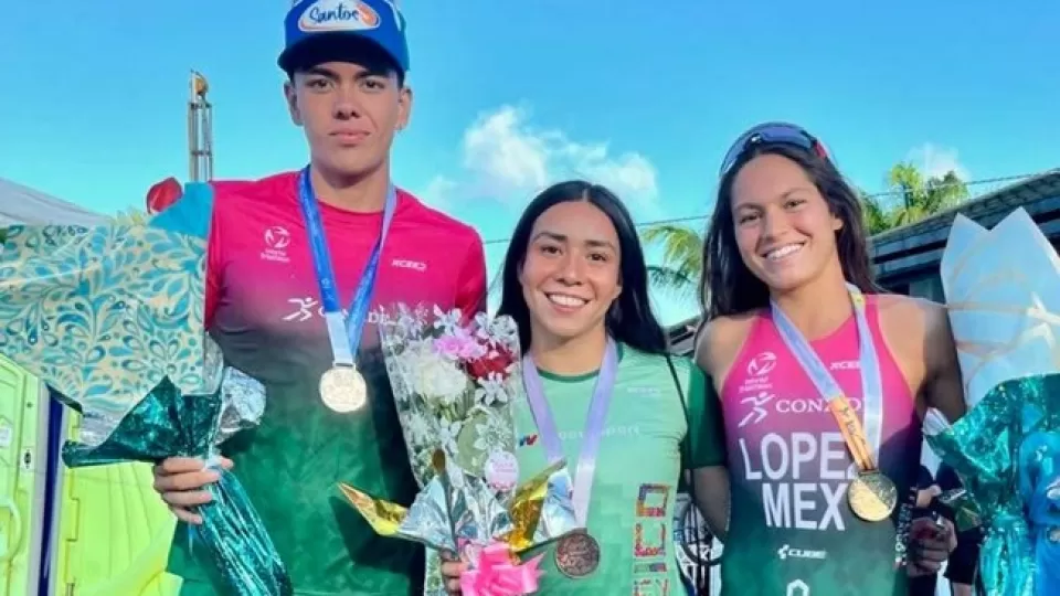 México conquista cinco medallas en el Campeonato Panamericano de Triatlón 2025