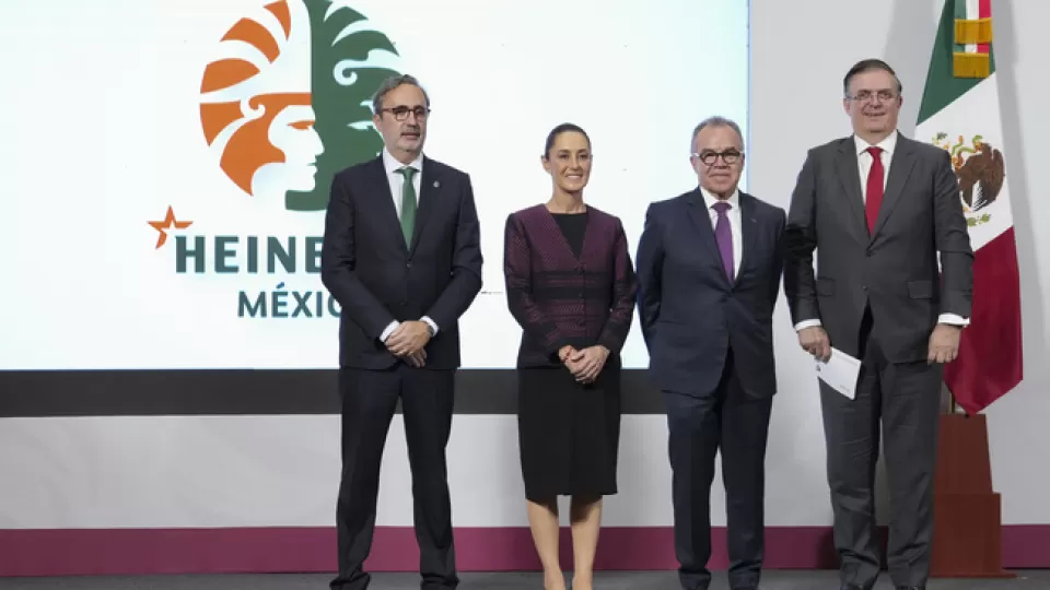 Anuncia Heineken inversión de 2 mil 750 mdd en México y AMPIP destina 626 mdd para 13 parques industriales