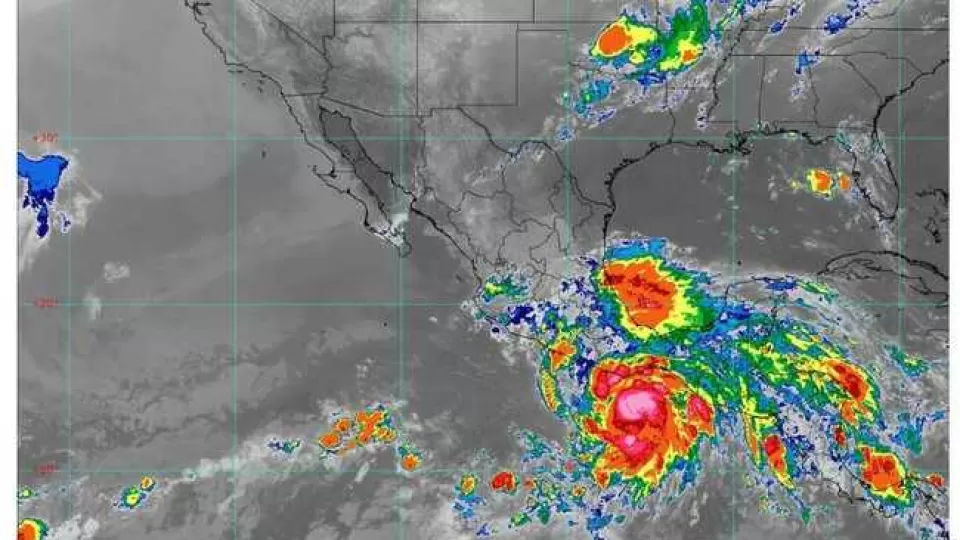 Erick se intensificó a huracán categoría 1 en la escala Saffir-Simpson