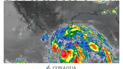 Huracán Erick de categoría 1 se localiza en tierra sobre el oriente de Guerrero: CONAGUA