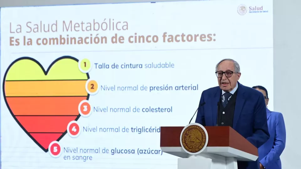 Secretaría de Salud comparte los beneficios de dieta saludable y actividad física para mantener buena salud metabólica