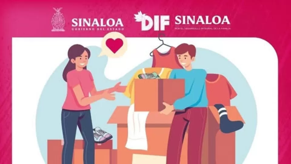 DIF Sinaloa te invita a donar a su centro de acopio permanente