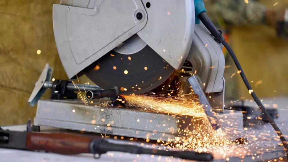 Rocha Moya encabezó la ceremonia de destrucción de mil armas de fuego decomisadas y aseguradas