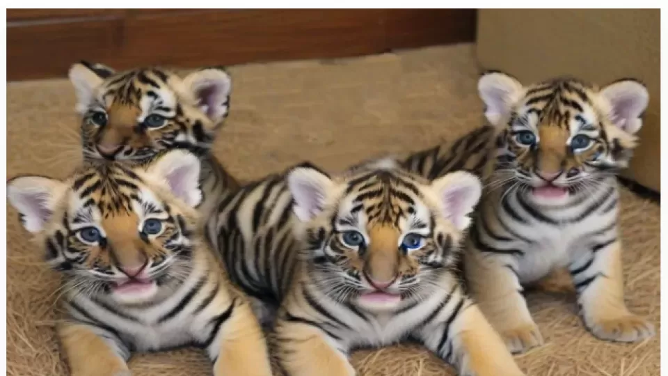 El Zoológico de Culiacán te invita a conocer a sus 4 cachorros de tigre de bengala