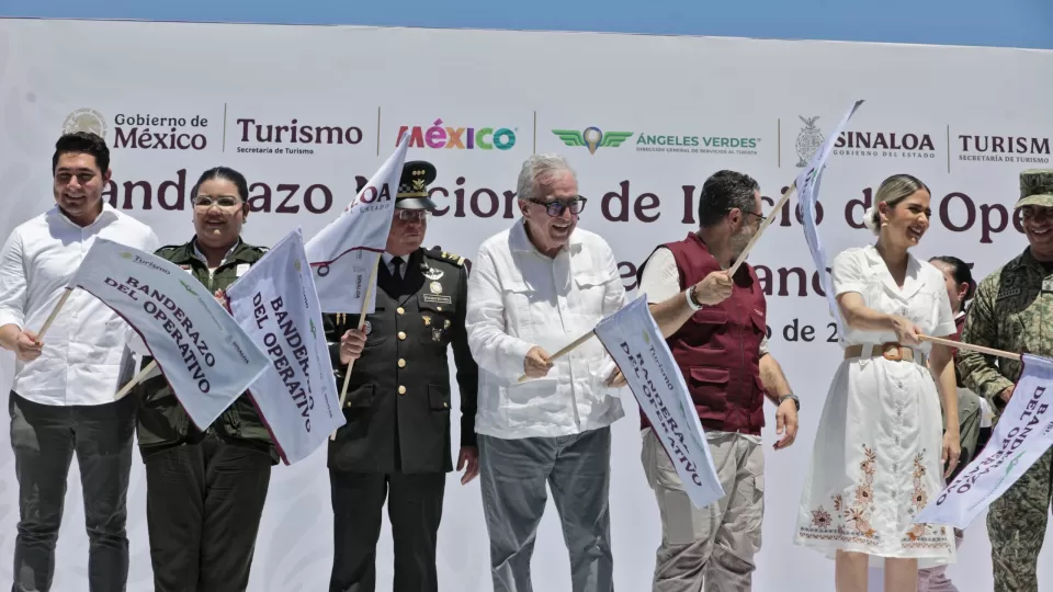 Gobernador encabezó Banderazo Nacional de Inicio de Operación Vacacional de Verano, desde Mazatlán