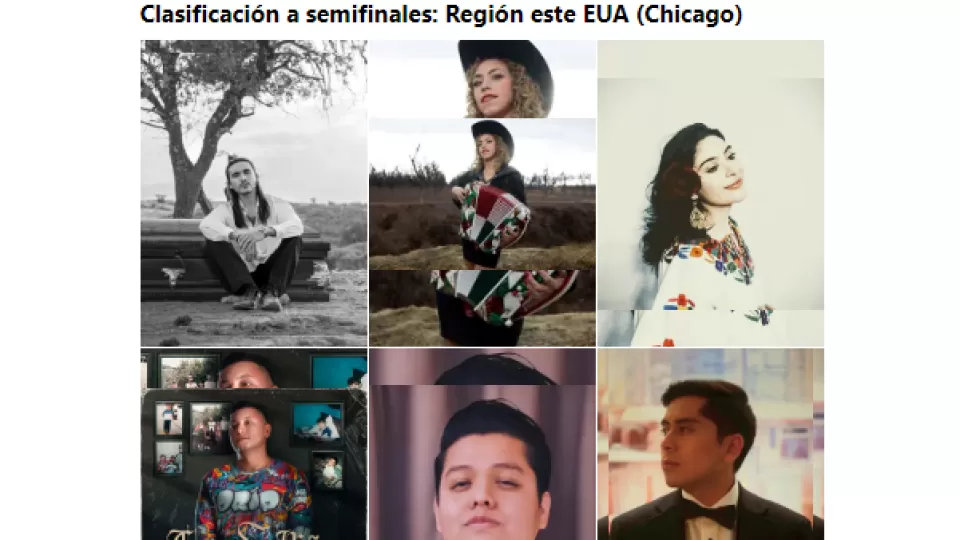 Presentan a los 8 semifinalistas de la región este de Estados Unidos de "México Canta"
