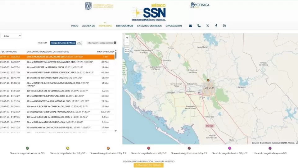 Investigadora de la UAS detalla que sismo ocurrido en Culiacán se ubicó en un área tectónicamente activa