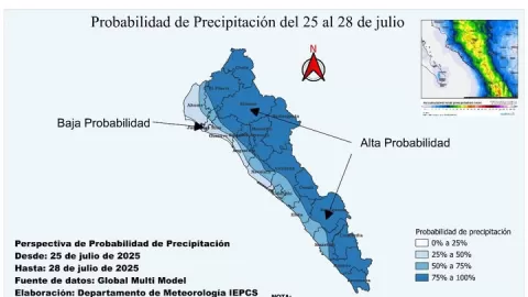 Pronóstico en Sinaloa