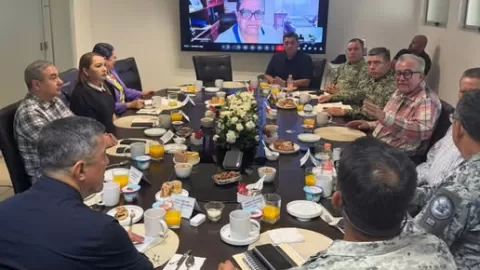 Preside el Gobernador reunión de la Mesa de Seguridad en la SSPE
