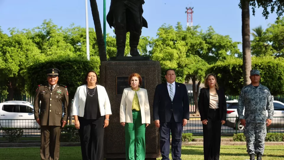 Conmemoran el 214 aniversario luctuoso de Miguel Hidalgo y Costilla en Palacio de Gobierno