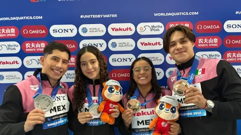 México tiene histórica participación en los clavados del Mundial Singapur 2025