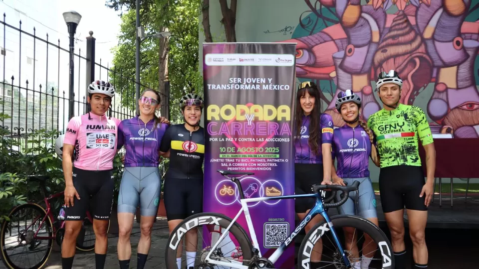 Invitan a miles de jóvenes a la Rodada y Carrera por la Paz y Contra las Adicciones en todo el país