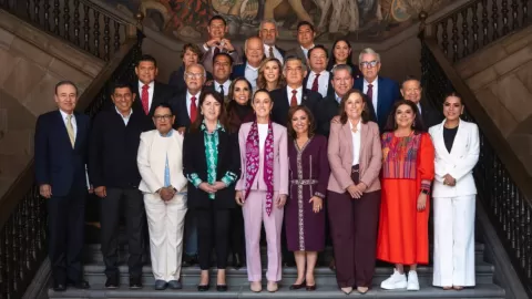 El gobernador Rubén Rocha Moya se reúne con la presidenta Claudia Sheinbaum