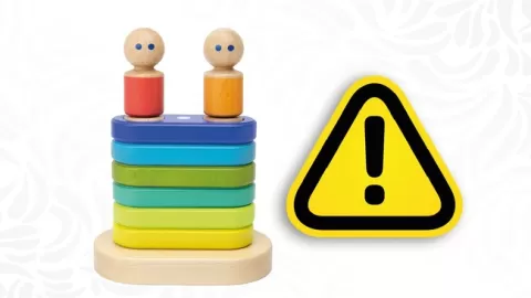 Alertan por riesgo de ingesta de imanes de un juguete de Tegu para bebés