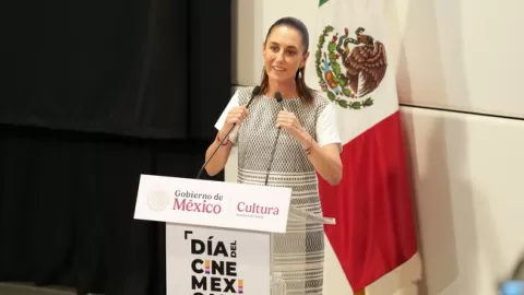 Presidenta Claudia Sheinbaum conmemora el día del Cine Mexicano 2025 en la Cineteca Nacional