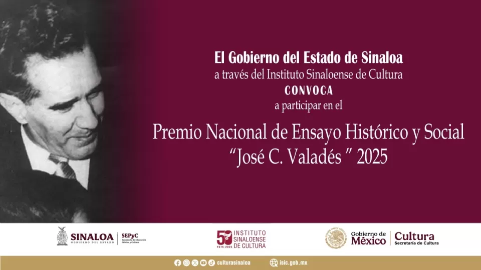 Se amplía el plazo para el Premio Nacional de Ensayo Histórico José C. Valadés 2025