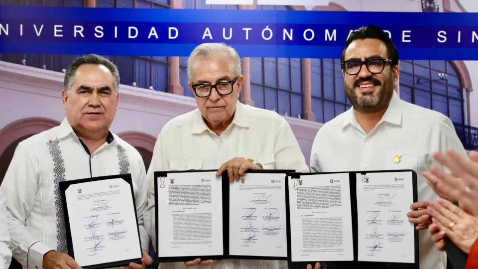 Firma Universidad Autónoma de Sinaloa convenio de colaboración con el Ayuntamiento de Culiacán