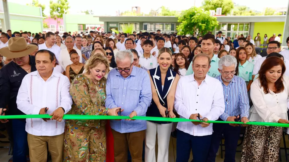 Entregan nuevo edificio al COBAES 37, “Genaro Estrada” en Mazatlán, con inversión de 18.6 MDP