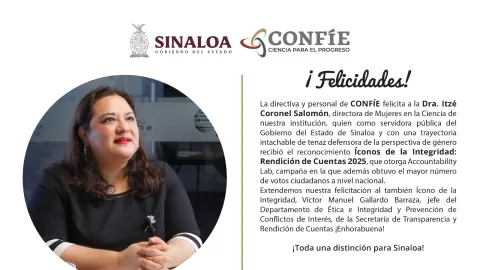 Itzé Coronel Salomón es Ícono de la Integridad 2025 con más votos recibidos