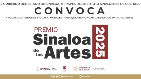 Lanzan la convocatoria al Premio Sinaloa de las Artes 2025