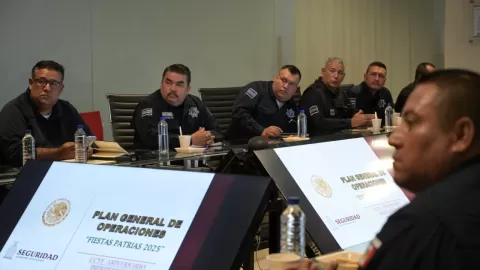 Autoridades de Seguridad Pública revisan el Plan General de Operaciones Fiestas Patrias 2025
