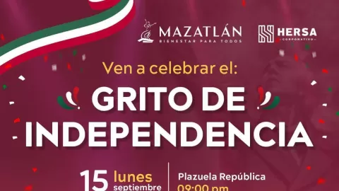 Mazatlán conmemorará el Grito de Independencia con Mi Banda El Mexicano