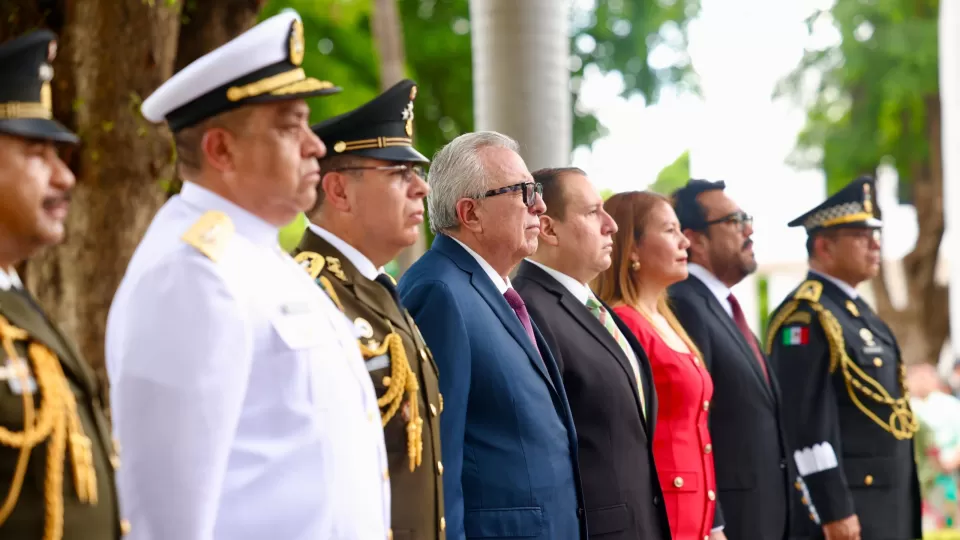 Encabeza Gobernador Rocha, ceremonia por 215 aniversario del inicio de la guerra de Independencia
