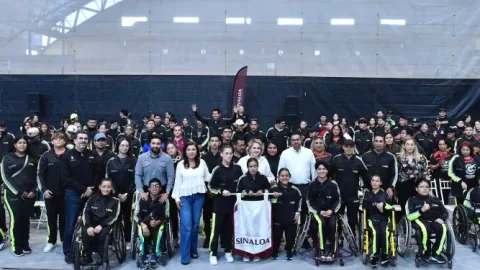 Abanderan Delegación de Sinaloa, previo al arranque de la Paralimpiada Nacional CONADE 2025