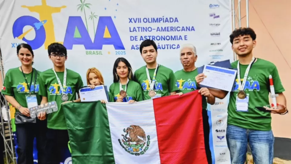 Estudiantes de la UAS destacaron en la 17ª Olimpiada Latinoamericana de Astronomía y Astronáutica, en Brasil