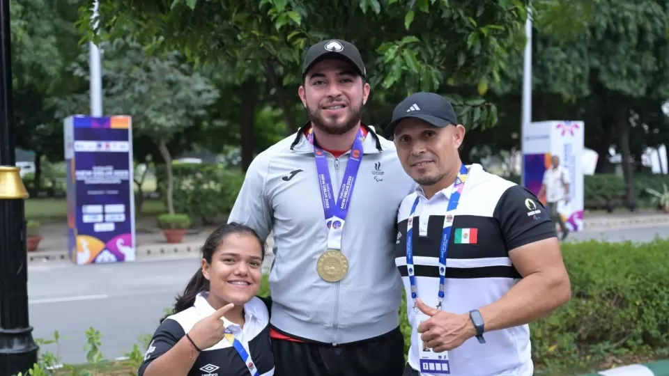 El sinaloense Luis Carlos López rompe récord y gana oro en Mundial de Para Atletismo Nueva Delhi 2025