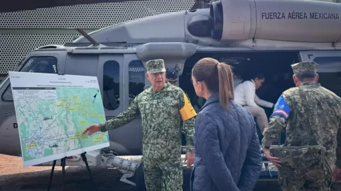 Presidenta visita a damnificados por las lluvias en Puebla, Veracruz e Hidalgo