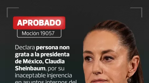 México rechaza declaratoria de persona non grata contra Sheinbaum y niega injerencia en Perú: un giro diplomático