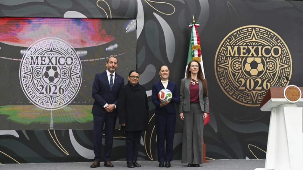 Presidenta Sheinbaum presenta la Copa Mundial FIFA 2026: "es momento para compartirle al mundo lo que es México"