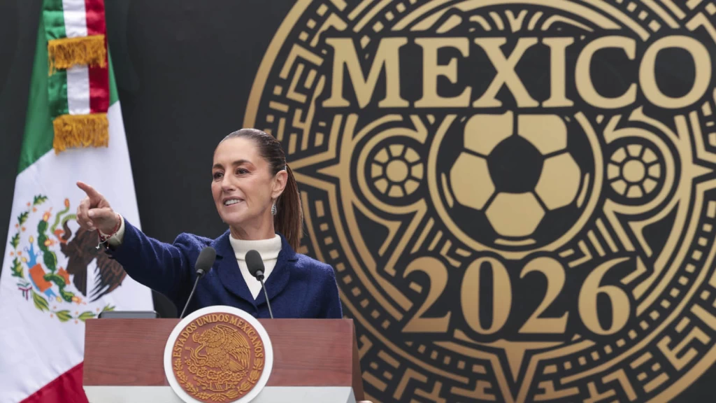 Sheinbaum asegura que proyectos para el Mundial 2026 en México concluirán a tiempo