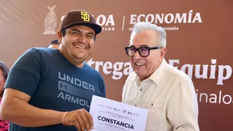 Todos los oficios son dignos y reciben apoyos para su desarrollo, afirma Gobernador Rocha