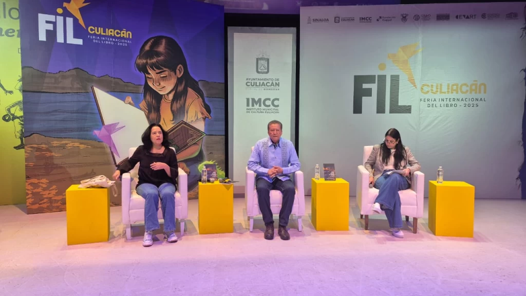 Feliciano Castro Meléndrez presentó su libro Pablo Neruda en Sinaloa en el último día de la FIL Culiacán 2025