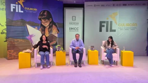 Feliciano Castro Meléndrez presentó su libro Pablo Neruda en Sinaloa en el último día de la FIL Culiacán 2025