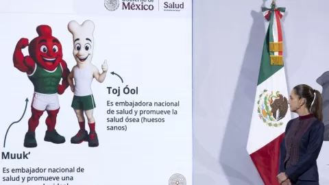 México presenta a las mascotas del "Mundial Social 2026": Muuk' y Toj Óol