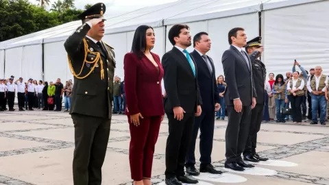 Autoridades civiles y militares conmemoran el 115 Aniversario de la Revolución Mexicana en Sinaloa