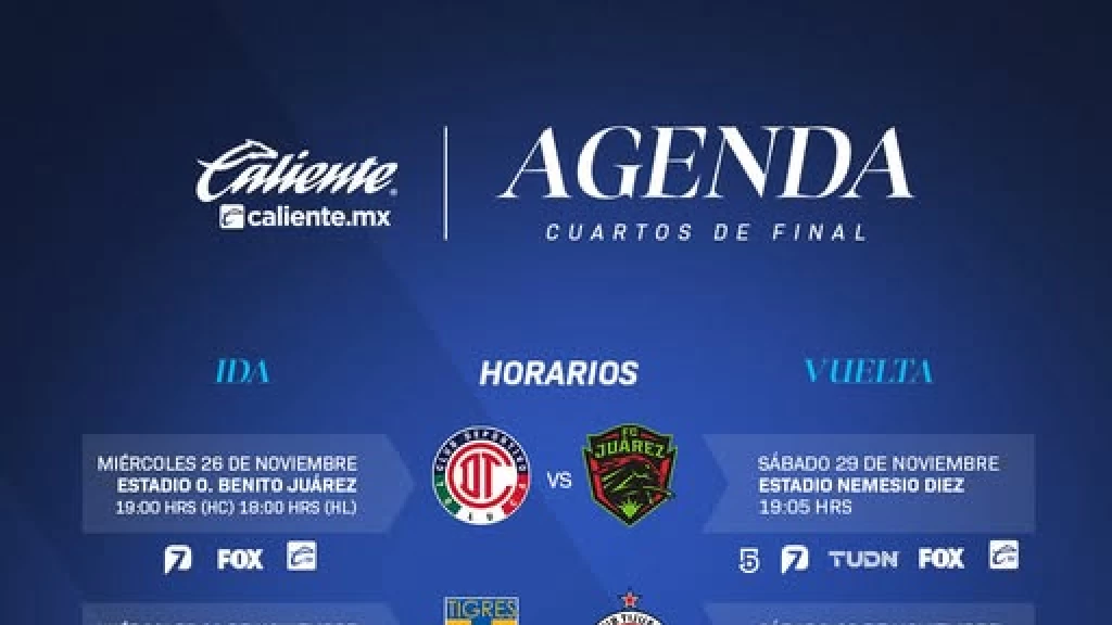 ¡Arranca la Liguilla Apertura 2025! Duelos de Infarto HOY Miércoles 26 de Noviembre: Horarios y Transmisiones EN VIVO